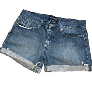 Levi’s Distressed Cuff Denim Jean Shorts Size 7